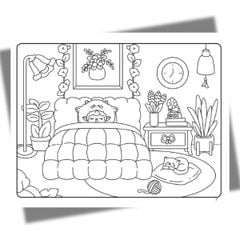 Sách tô màu - Baby Three - Sweet Dreams of Migo and Yooki - Giấc mơ ngọt ngào - ABBOOKS