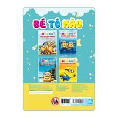 Sách - Bé Tô Màu - Minion ( combo 4 cuốn)