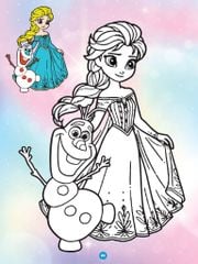 Sách - Bé tô màu ABBOOKS - Công Chúa Chibi Đáng yêu, Vui cùng bạn  - Bộ 2 cuốn