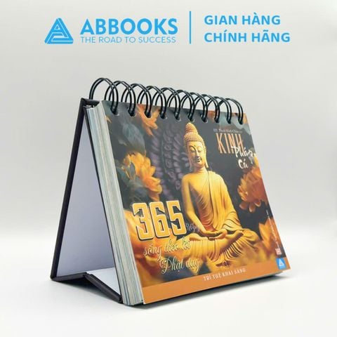 Sách Kinh Pháp Cú -Trí Tuệ Khai Sáng - 365 Ngày Sống Theo Lời Phật Dạy