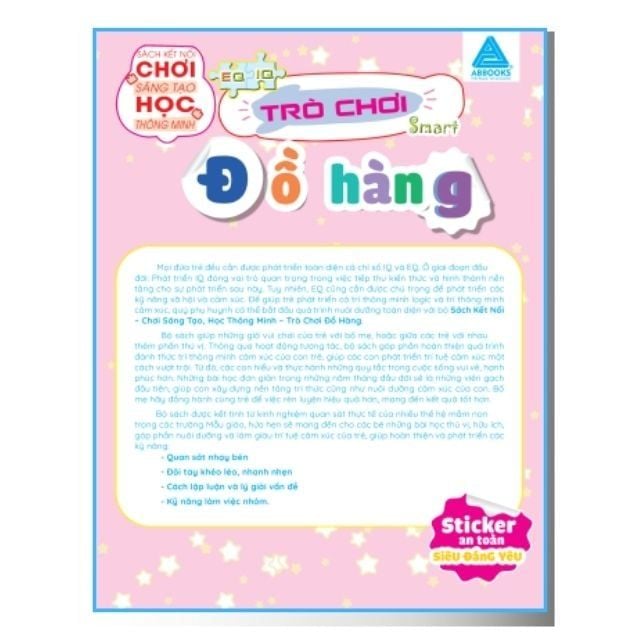 Sách Kết Nối - Chơi Sáng Tạo - Học Thông Minh - Trò Chơi Đồ Hàng - Theo Từng Chủ Đề