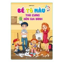 Sách - Bé Tô Màu - Giải Trí Cùng Thú Cưng