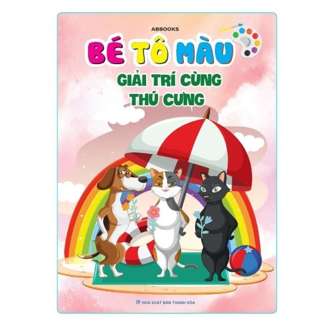 Sách - Bé Tô Màu - Giải Trí Cùng Thú Cưng