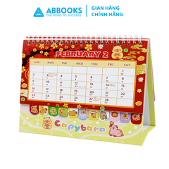 ABBOOKS - Lịch để bàn - Capybara Funny Time - Năm 2025