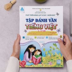 Phát Triển Năng Lực Tư Duy – Ngôn Ngữ , Tập Đánh Vần Tiếng Việt (3-6 Tuổi) Tái Bản lần 2