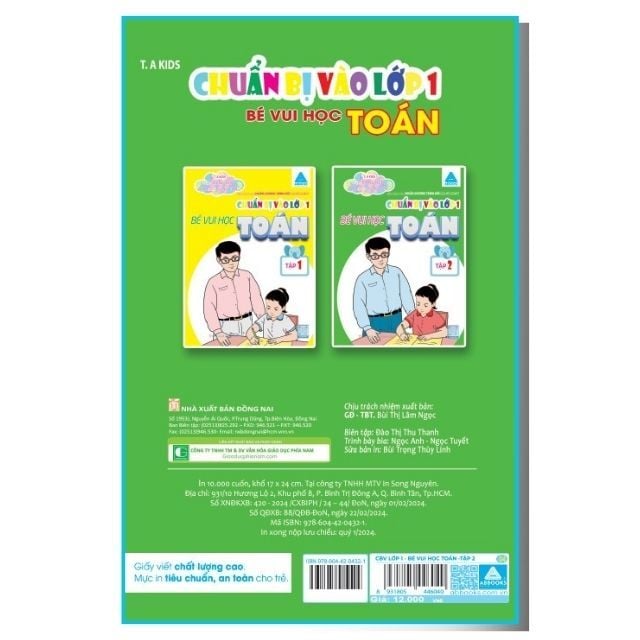 Bé Vui Học Toán Tập 1+2