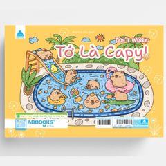 Sách - Don't Worry, Tớ là Capy! - Cuốn sách tô màu tuyệt vời giúp bạn tìm thấy niềm vui đơn giản
