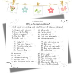 Sách tô màu - ABBOOKS - Mùa Xuân Qua Ô Cửa Nhỏ