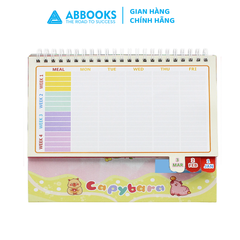 ABBOOKS - Lịch để bàn - Capybara Funny Time - Năm 2025
