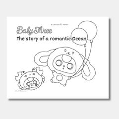 Sách tô màu ABBOOKS - Baby Three - The story of a Romantic Ocean