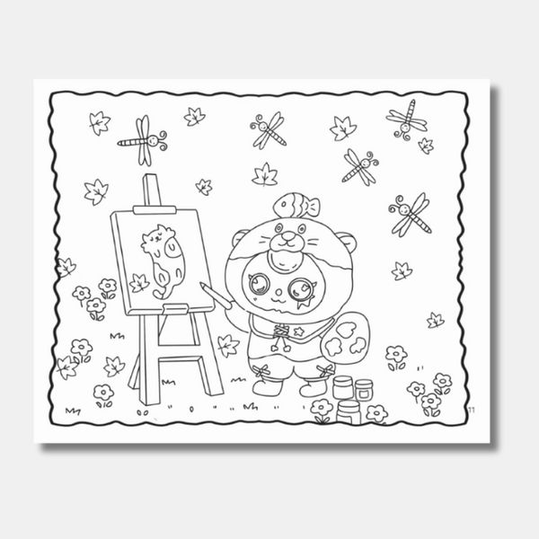 Sách tô màu ABBOOKS - Baby Three - The story of a Romantic Ocean