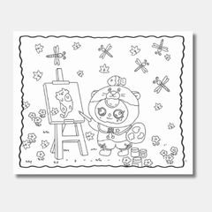 Sách tô màu ABBOOKS - Baby Three - The story of a Romantic Ocean