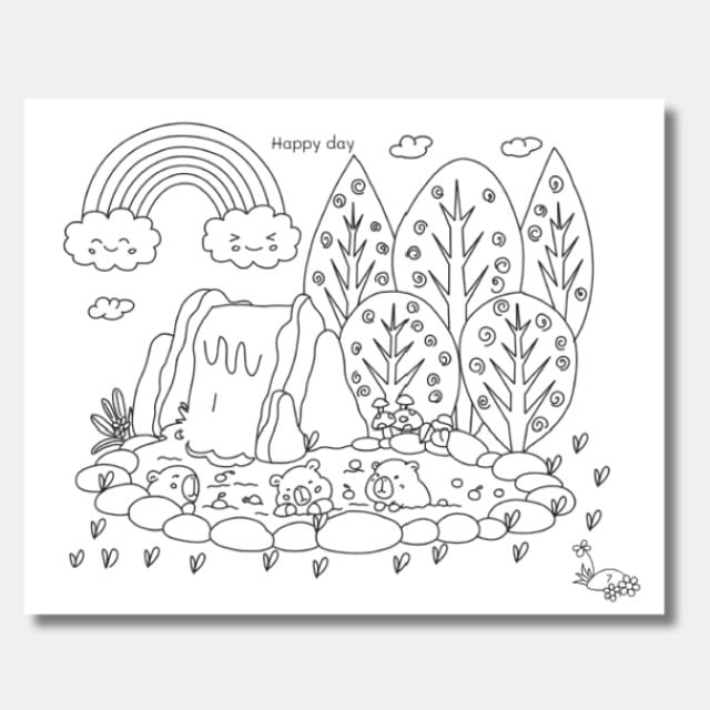 Sách - Don't Worry, Tớ là Capy! - Cuốn sách tô màu tuyệt vời giúp bạn tìm thấy niềm vui đơn giản