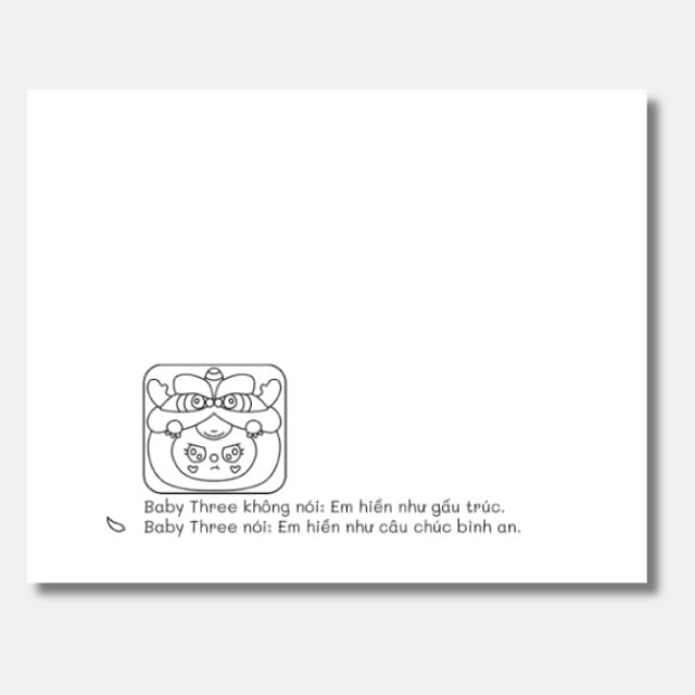 Sách tô màu ABBOOKS - Baby Three - The story of a Romantic Ocean