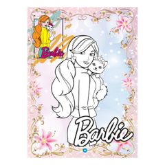 Sách - Bé tô màu - Công chúa Barbie - Khám phá thế giới công chúa Barbie rực rỡ