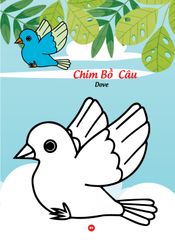 Sách - Bé tô màu và học tiếng anh theo chủ đề - Các loài chim