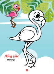 Sách - Bé tô màu và học tiếng anh theo chủ đề - Các loài chim