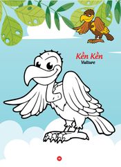 Sách - Bé tô màu và học tiếng anh theo chủ đề - Các loài chim