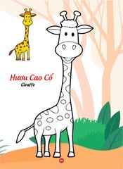 Sách - Bé tô màu và học tiếng anh theo chủ đề - Động vật hoang dã