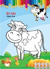 Sách - Bé tô màu và học tiếng anh theo chủ đề - Động vật nuôi