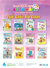 Sách - Bé tô màu và học tiếng anh theo chủ đề - Thế giới đồ chơi