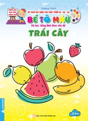 Sách - Bé tô màu và học tiếng anh theo chủ đề - Trái cây