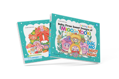 Sách tô màu - Baby Three - Sweet Dreams of Migo and Yooki - Giấc mơ ngọt ngào - ABBOOKS