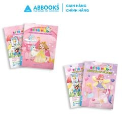 Sách - Bé tô màu ABBOOKS - Công Chúa Chibi Đáng yêu, Vui cùng bạn  - Bộ 2 cuốn