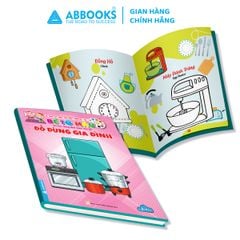 Sách - Bé tô màu và học tiếng anh theo chủ đề - Đồ dùng gia đình