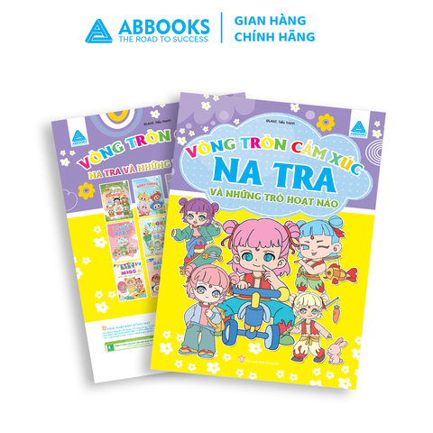 Sách tô màu cho bé - Vòng Tròn Cảm Xúc - Na Tra Tinh Nghịch, Những Trò Hoạt Náo  - ABBOOKS