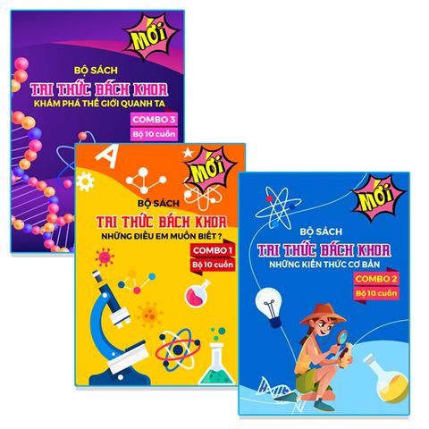 Tri Thức Bách Khoa - Combo (30 cuốn) - Những Điều Em Muốn Biết, Những Kiến Thức Cơ Bản, Khám Phá Thế Giới Quanh Ta
