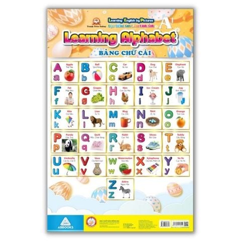 Tranh Treo Tường - Learning English By Pictures - Học Tiếng anh Bằng Hình Ảnh - A1