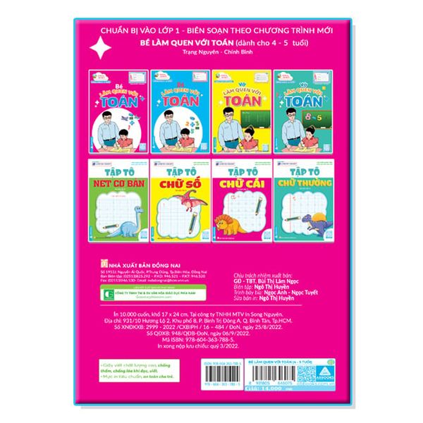 Chuẩn Bị Vào Lớp 1 - Bé Làm Quen Với Toán