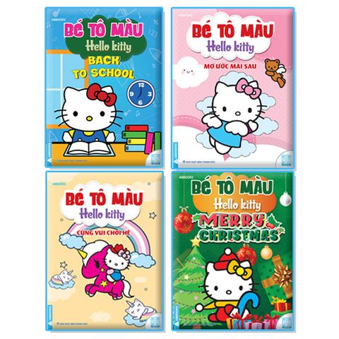 Bé Tô Màu - Hello Kitty - Combo 4 cuốn