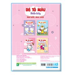 Bé Tô Màu - Hello Kitty - Combo 4 cuốn