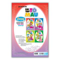Em Tập Tô Màu - Công Chúa Xinh Đep