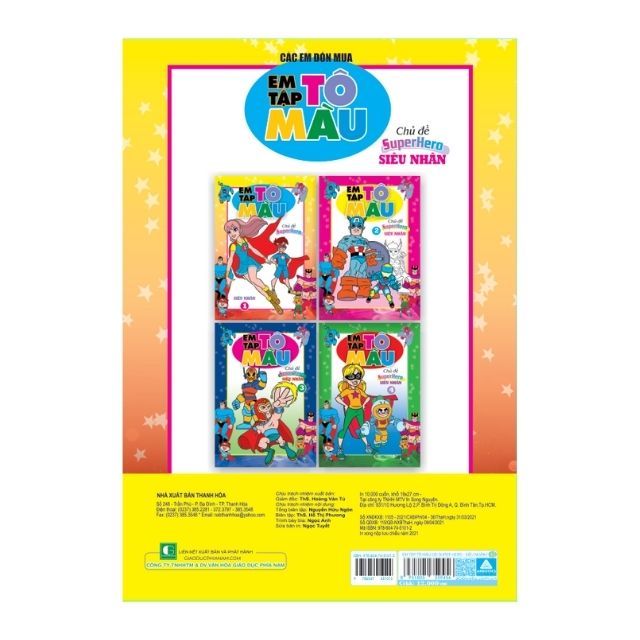 Em Tập Tô Màu - Supper Hero - Siêu Nhân 2