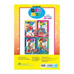 Em Tập Tô Màu - Supper Hero - Siêu Nhân 4
