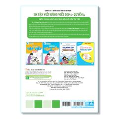 Luyện Tay Cầm Bút - Theo Chương Trình SGK Mới - Em Tập Viết Đúng Viết Đẹp 1- Combo 3 cuốn