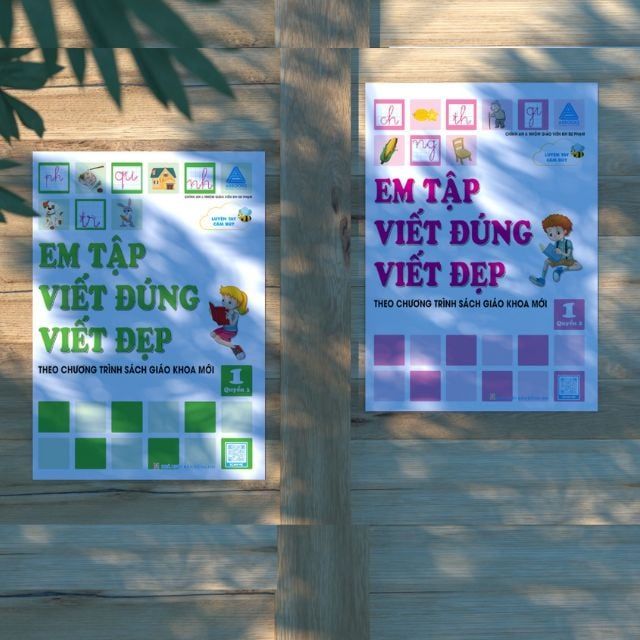 Luyện Tay Cầm Bút - Theo Chương Trình SGK Mới - Em Tập Viết Đúng Viết Đẹp 1- Combo 3 cuốn