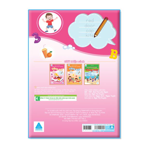 Luyện Viết Và Học Từ Vựng Tiếng Anh 1 Notebook