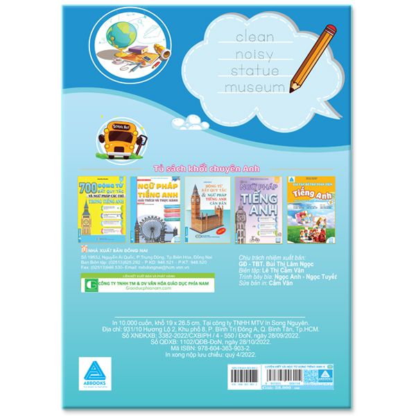 Luyện Viết Và Học Từ Vựng Tiếng Anh 6 Notebook