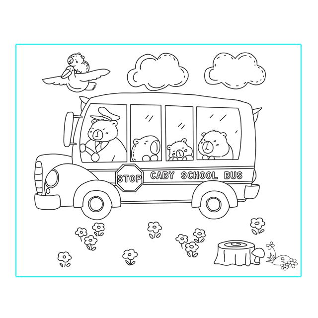 Sách - Don't Worry, Tớ là Capy! - Cuốn sách tô màu tuyệt vời giúp bạn tìm thấy niềm vui đơn giản