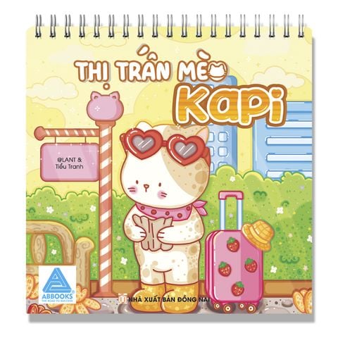 Sách tô màu - ABBOOKS - Thị Trấn Mèo KAPI