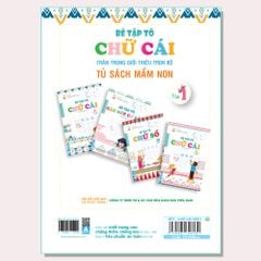 Bé Tập Tô - Chữ Cái Tập 1 - Dành Cho Mẫu Giáo
