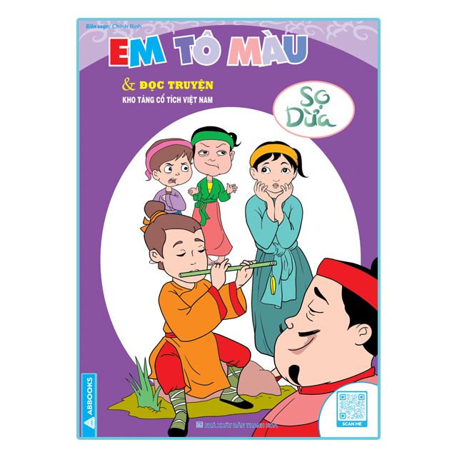 Em Tô Màu Và Đọc Truyện Kho Tàng Cổ Tích Việt Nam