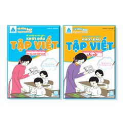 Tủ Sách Hoa Trạng Nguyên - Bé Chuẩn Bị Vào Lớp 1- Khởi Đầu Tập Viết - Hướng Dẫn Chi Tiết