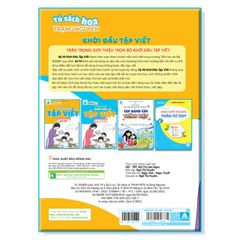 Tủ Sách Hoa Trạng Nguyên - Bé Chuẩn Bị Vào Lớp 1- Khởi Đầu Tập Viết - Hướng Dẫn Chi Tiết