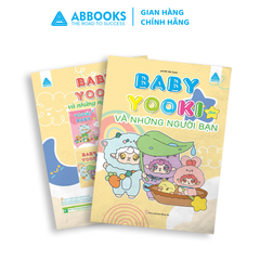 Bé tô màu ABBOOKS - Baby Yooki Đến Trường, Hộp Quà Bí Mật, Những Người Bạn, Lớp Học Cute