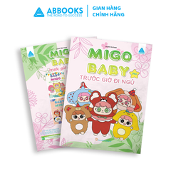 Bé tô màu ABBOOKS - Baby Migo Bữa tiệc ngọt ngào, Xử sở thần tiên, Trước giờ đi ngủ, Rạp xiếc trong mơ